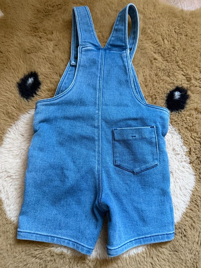 Salopette short en jean Mickey Disney t.12m - photo numéro 4
