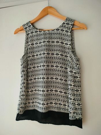 Blouse noire et blanche Pimkie M