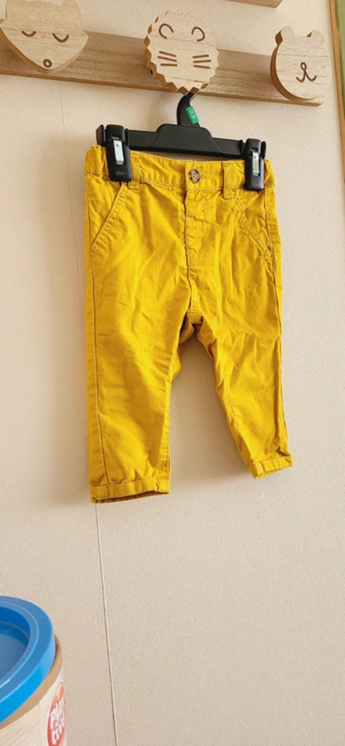 Jean moutarde kiabi 6 mois - photo numéro 2