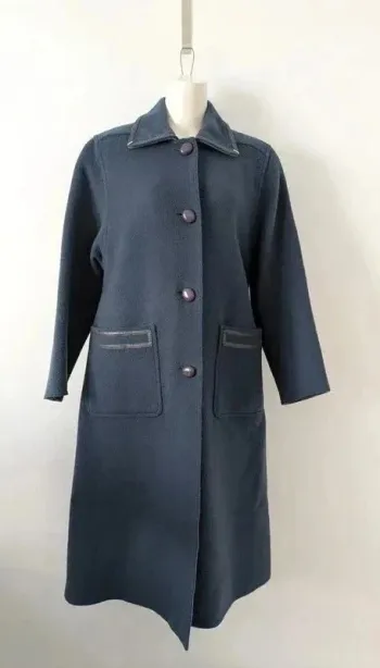 Manteau vintage 100% laine - Desarbre - tailleXL