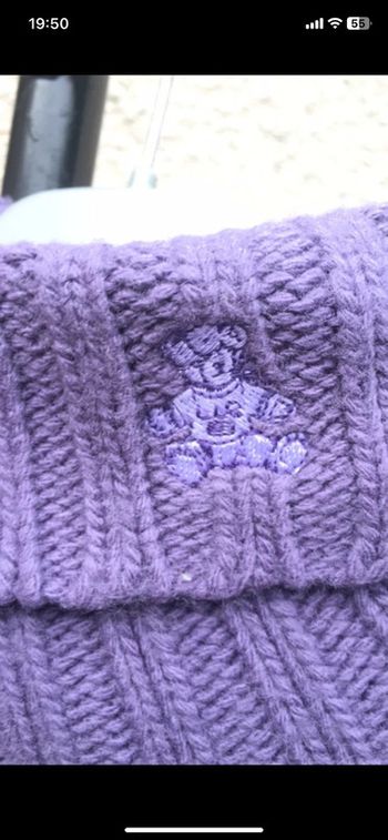 Col roulé Lulu violet