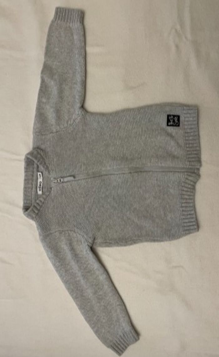 Gilet zippé en maille 12m - photo numéro 2