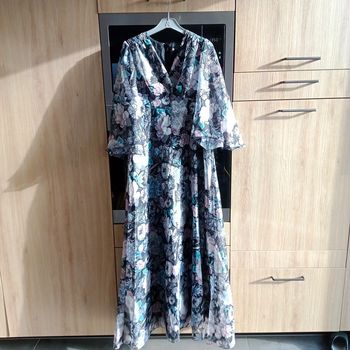 Robe longue manches 3/4 Femme 44