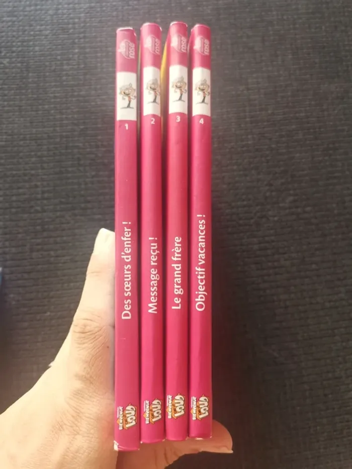 Lot 4 livres bienvenu chez les loud bibliothèque rose - photo numéro 2