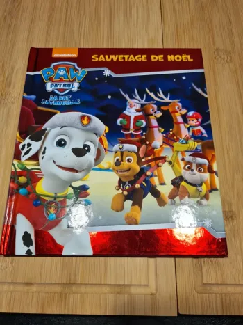 Livre Pat Patrouille Sauvetage de Noël