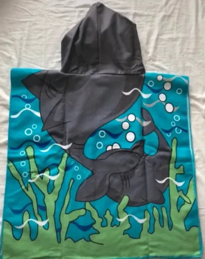 Poncho enfant plage surf bain neuf - photo numéro 2