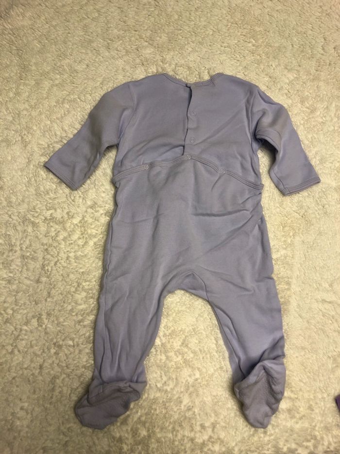 Pyjama dors-bien coton parme 9m - photo numéro 3