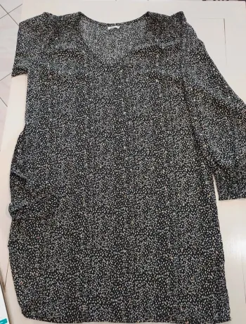 Robe inclusions dorées 38