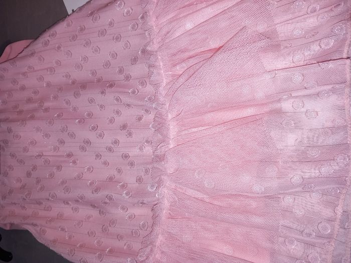 Robe et Leggings rose en Coton pour enfant - photo numéro 2