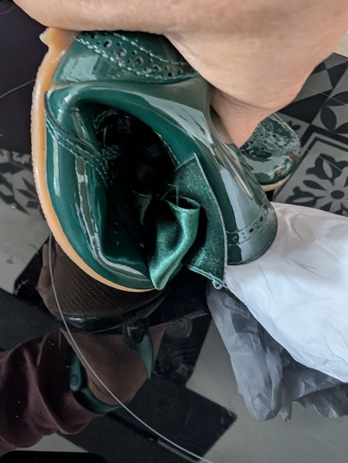 Bottines montantes fille tout cuir. Taille 23. Neuf. Lola Palacios - photo numéro 7