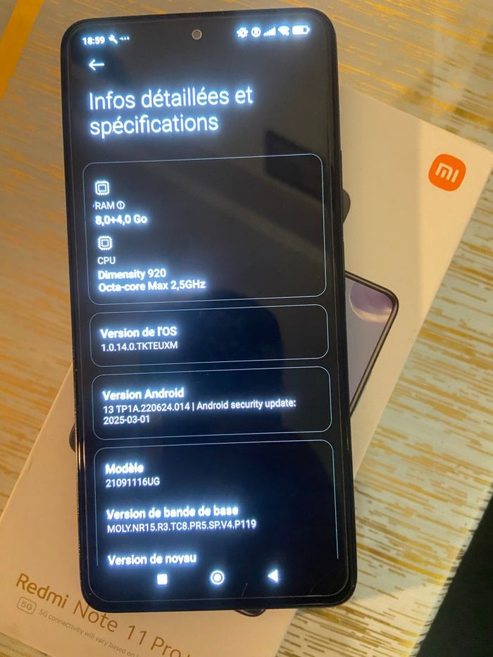 Redmi Note 11 pro+ 5G - photo numéro 5