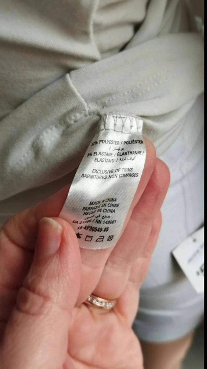 Débardeur vert clair taille s  Ardene devant croisé - photo numéro 4
