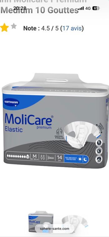 Couche M 10gouttes