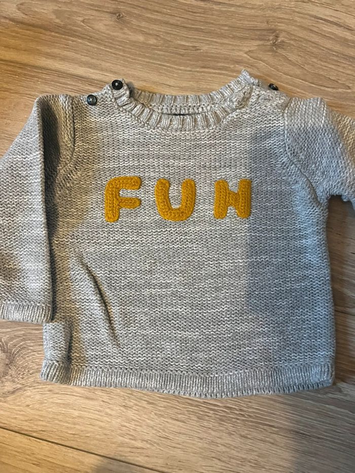 Lot de 4 pulls hiver 6 mois