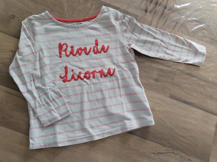 T-shirt fille 4 ans Vertbaudet