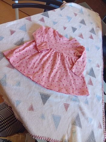 Robe rose coeur