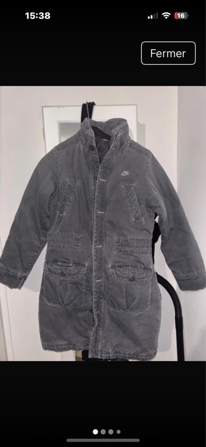 Manteau Nike gris