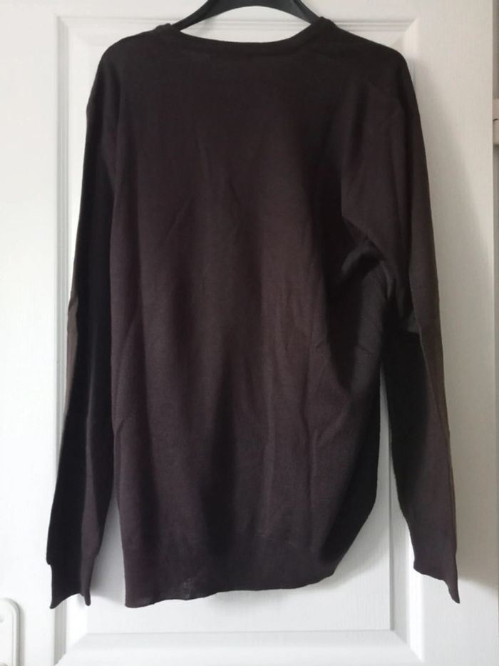 pull fin marron taille XXL enzo di milano - photo numéro 3