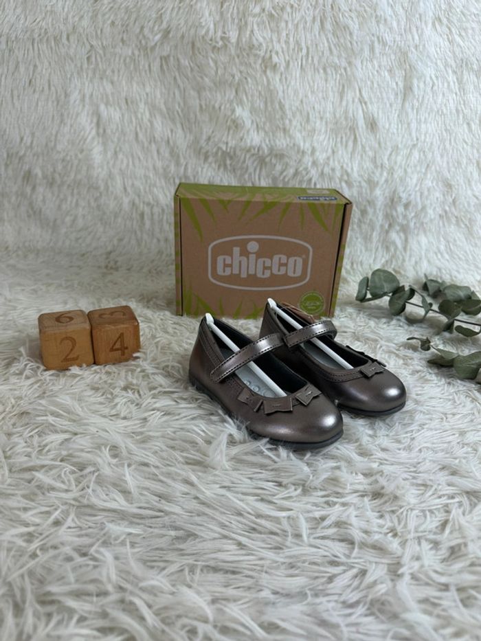 Paire de ballerine Chicco coloris bronze taille 24