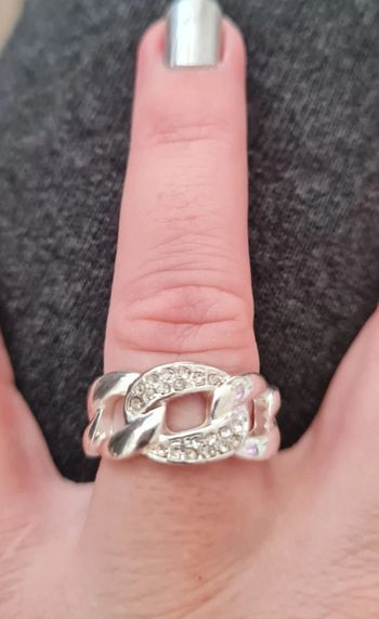 Bague argentée