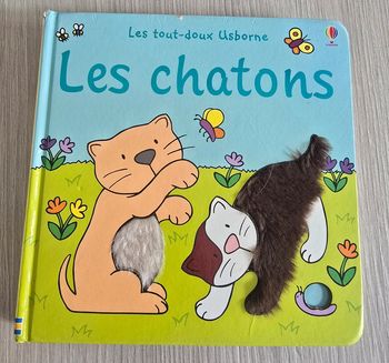 Livre tactile les chatons.