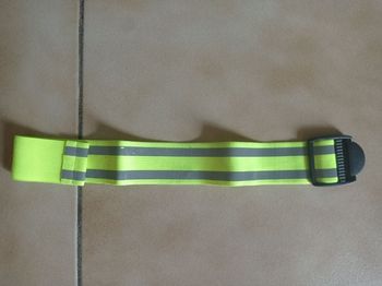 Brassard fluorescent élastiqué "course à pied/running"