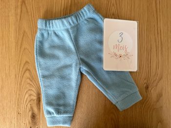 Jogging polaire bébé bleu 💙