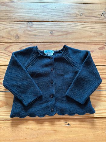 Gilet bleu marine JACADI
