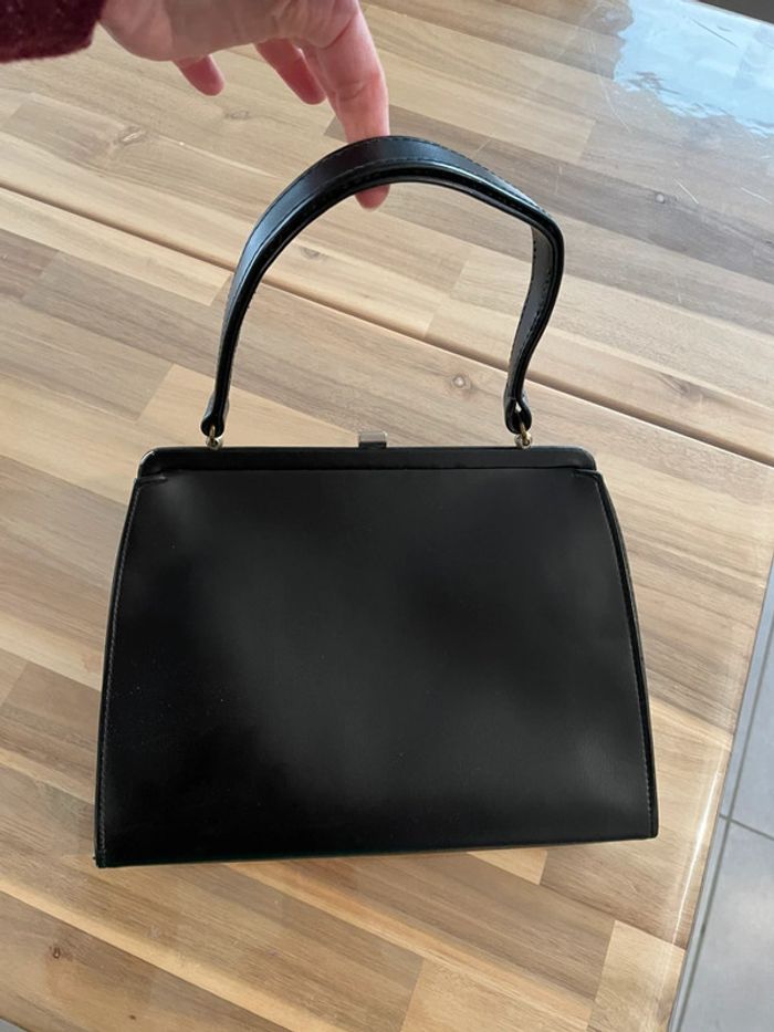 Sac à main rétro noir - photo numéro 5
