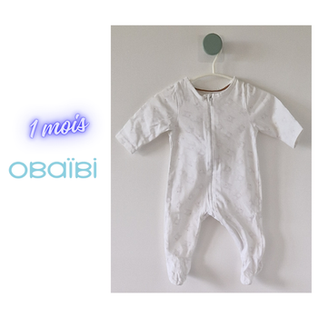 Pyjama Obaïbi renard - 1 mois