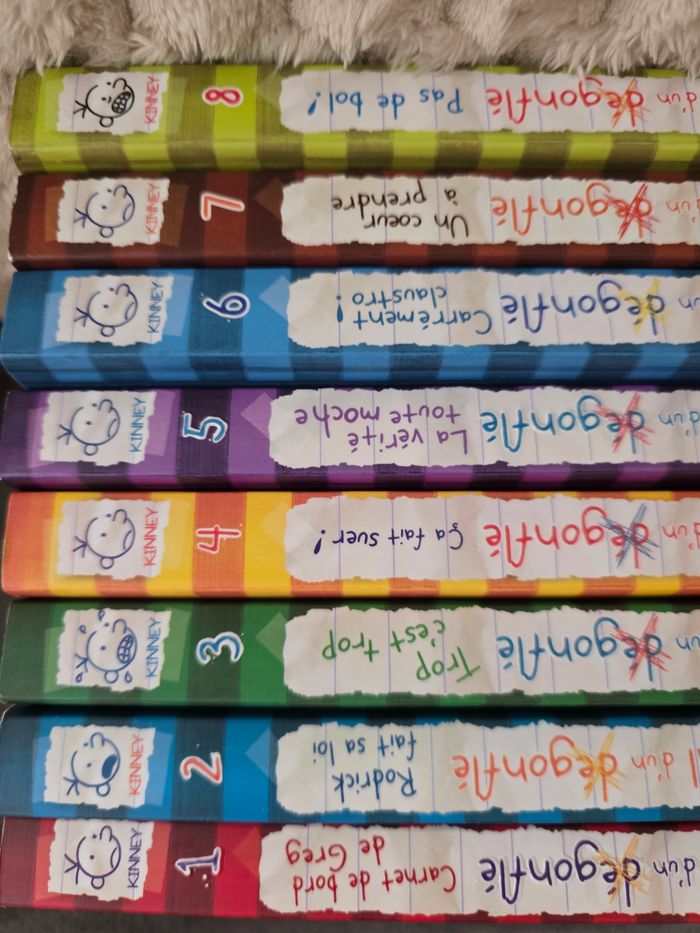 Lots de livres journal dun degonfle - photo numéro 5