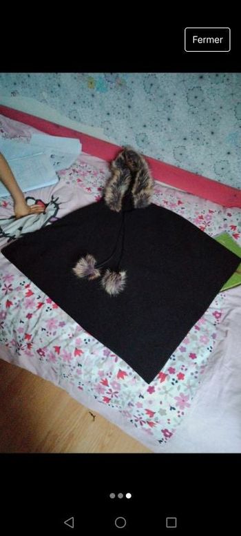 Poncho femme