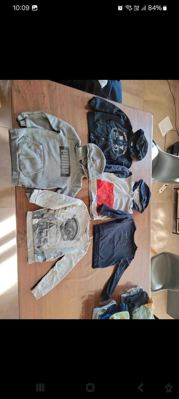 Lot de 5 sweats garçon 8 ans