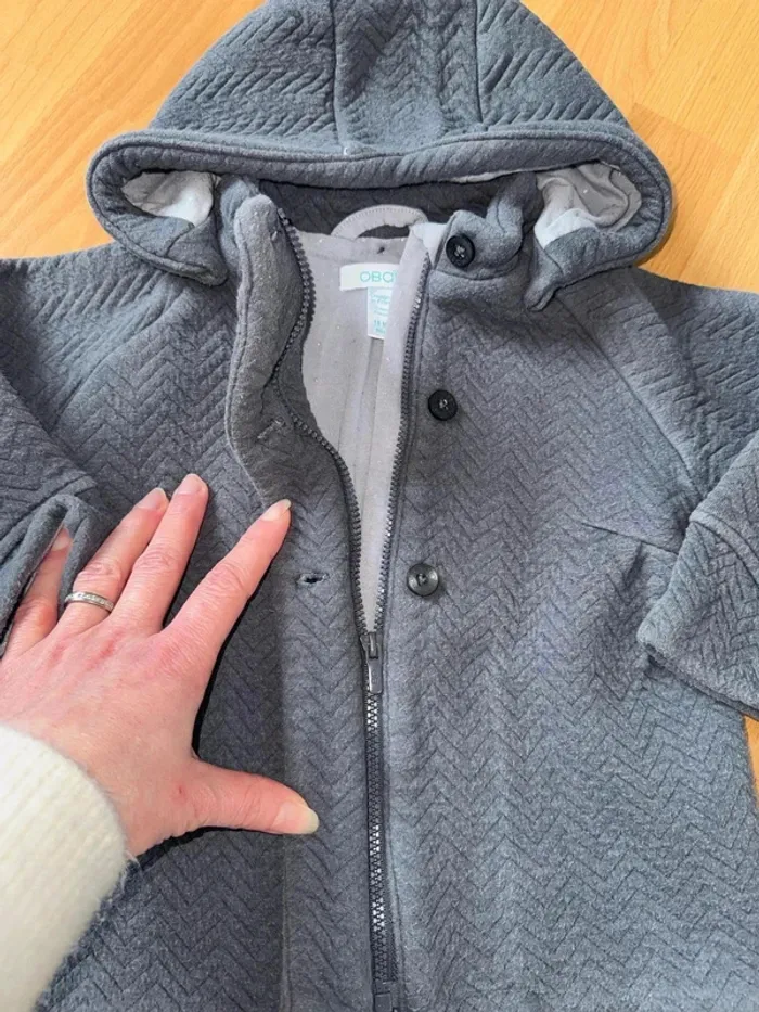 Manteau Obaïbi Bébé Mi-Saison - Douillet et Stylé (18 Mois) - photo numéro 7