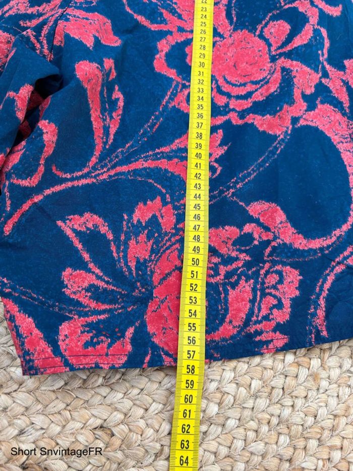 Short de Bain Patagonia Marine à Motif Rouge Homme W38 | Très Bon État | Swimwear Éthique – SM967 - photo numéro 6