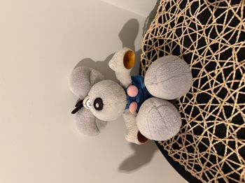 Peluche vintage « Diddl » avec ventouses