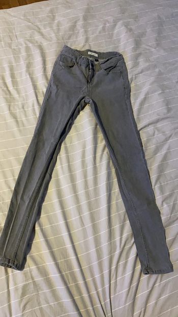 Jeans skinny gris