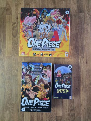 Lot 3  joués  de One Piece : Combat de Pirates neuf et emballé