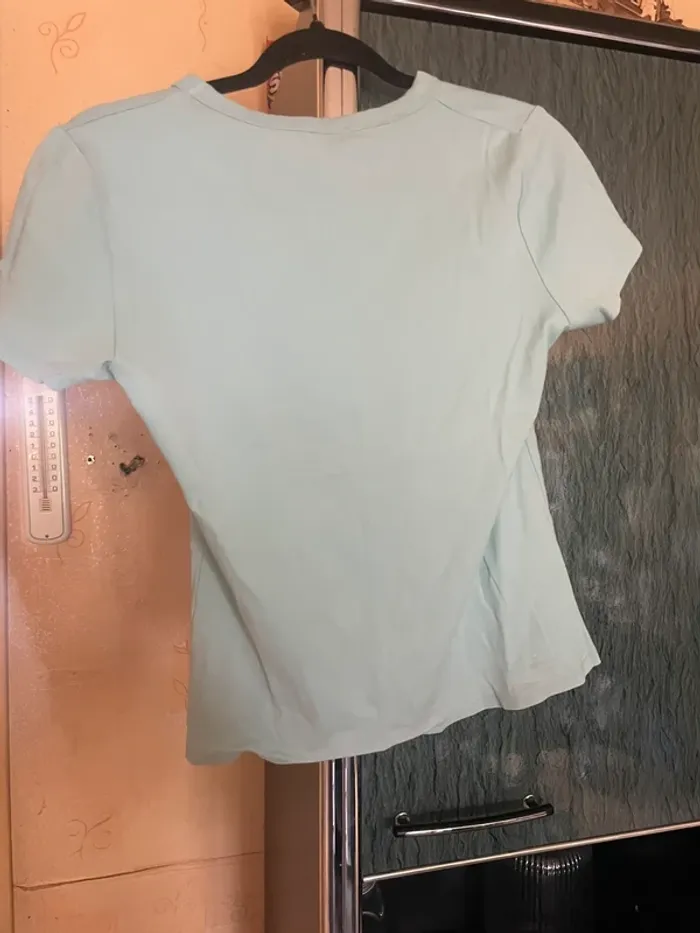 TEE shirt turquoise - photo numéro 3