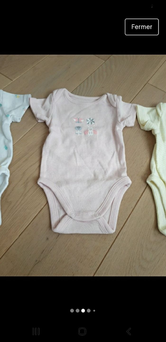 Lot bodies manches courtes - photo numéro 3