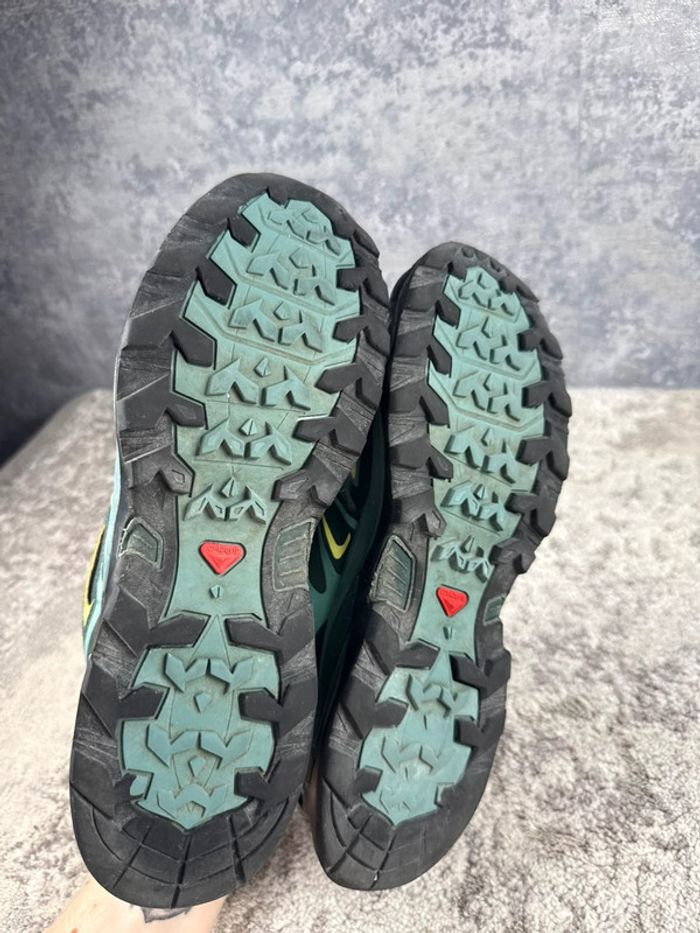 Salomon X Ultra 3 - Gore-Tex - Green & Yellow - photo numéro 9