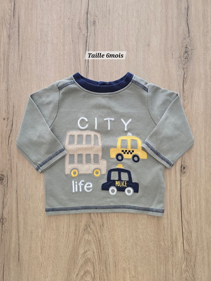 Tee-shirt manches longues - Taille 6mois