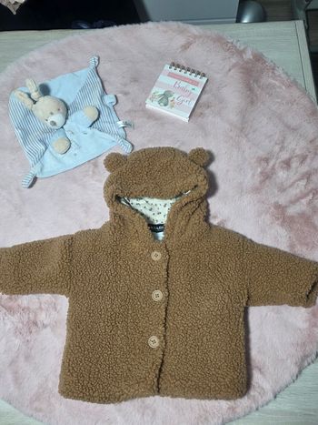 🐻 Manteau Teddy Bébé 3 mois