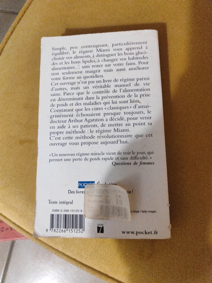Livre Dr Arthur Agatston Le régime Miami Pocket - photo numéro 2