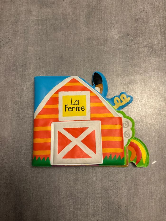 Livre bébé en plastique la ferme