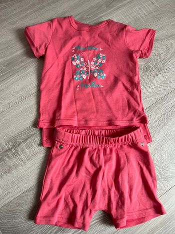 Pyjama été bébé fille 2 pièces