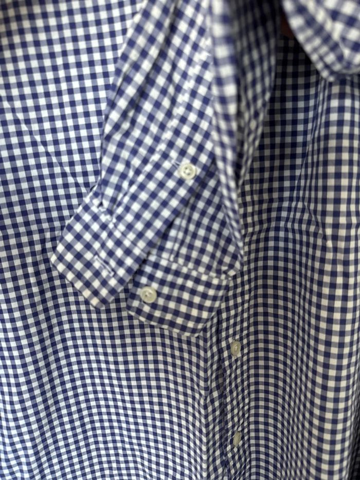 Chemise Ralph Lauren homme – à carreaux bleus – Taille M – Très bon état - photo numéro 6