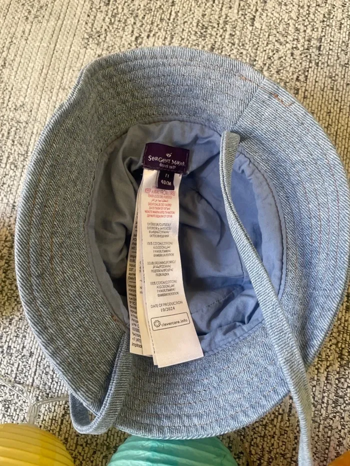 Chapeau bob façon jeans - photo numéro 4