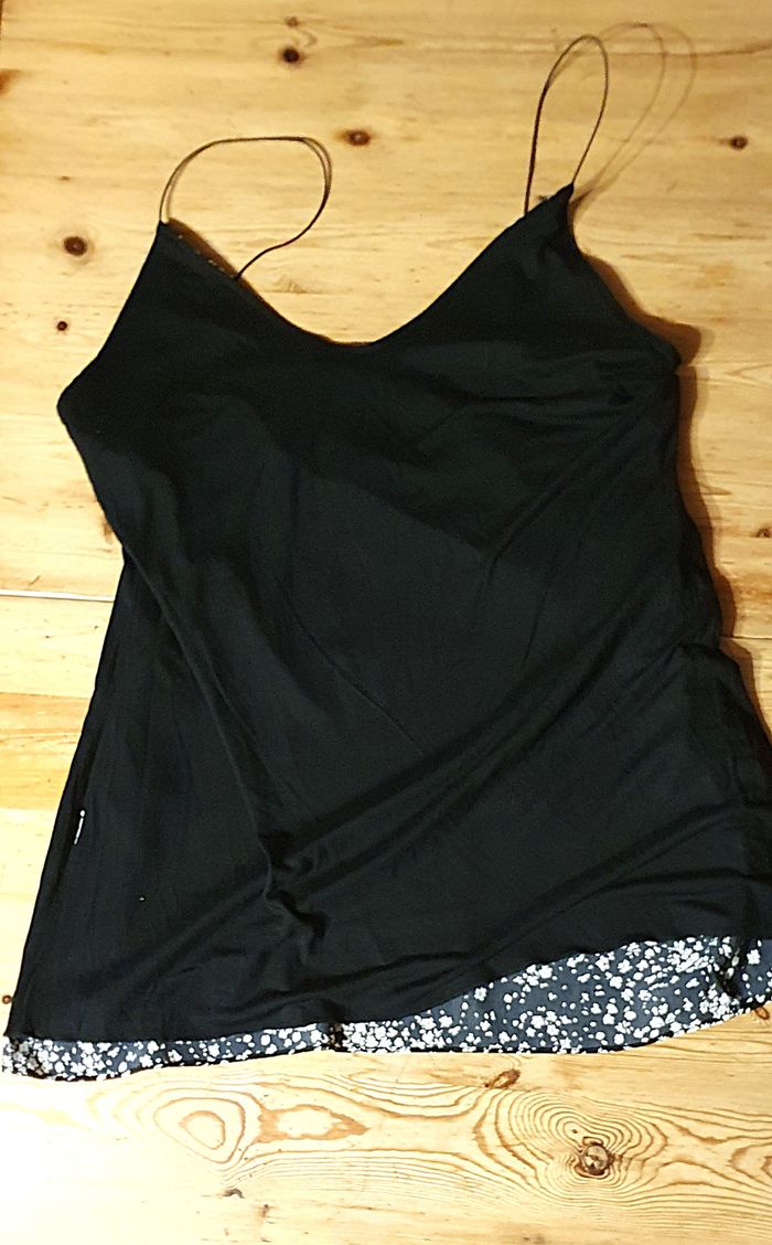 Robe courte trapèze à bretelles fines (nuisette) - photo numéro 2