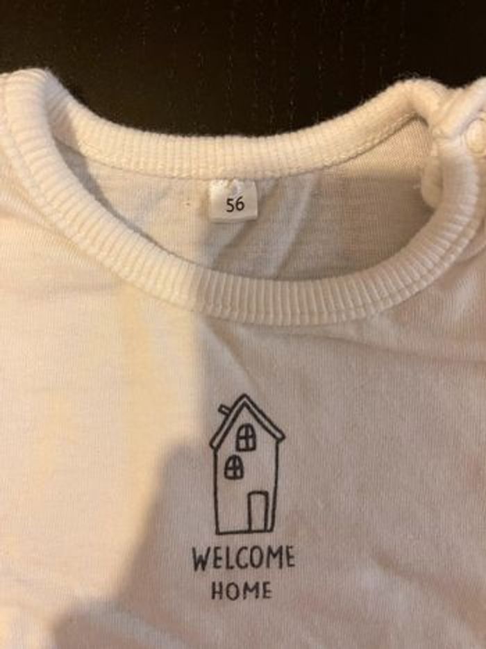 T-shirt manche longue blanc - photo numéro 2